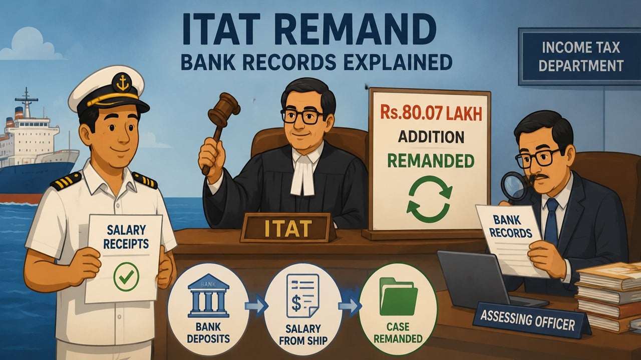 ITAT Remands Rs.80 Lakh Addition Against Seafarer After Finding Bank Records Explained Deposits