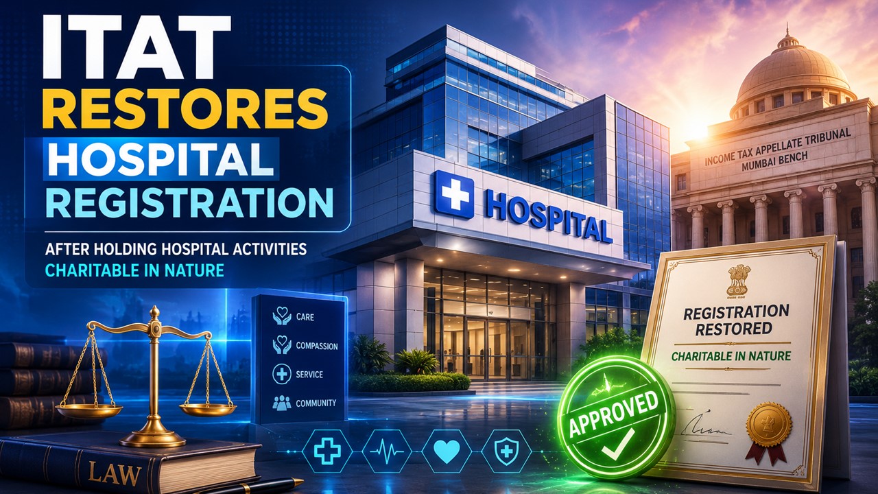 Income Tax: ITAT Restores Registration of Reliance Foundation After Holding Hospital Activities Charitable in Nature
