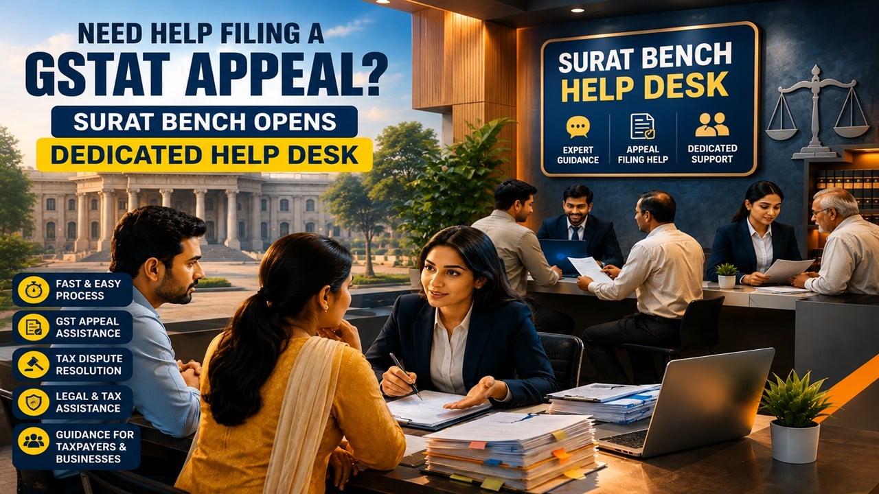 Need Help Filing a GSTAT Appeal? Surat Bench Opens Dedicated Help Desk