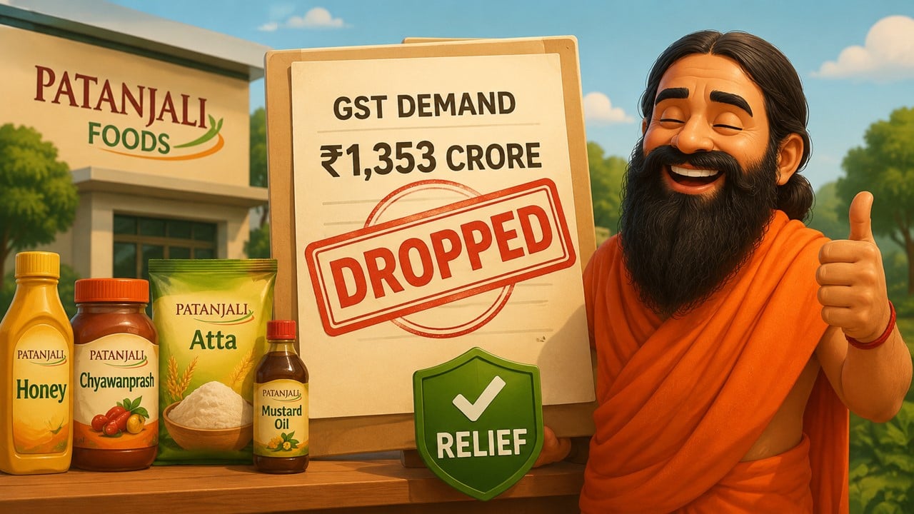 Patanjali Foods Gets Relief as Rs 1,353 Crore GST Demand Is Dropped