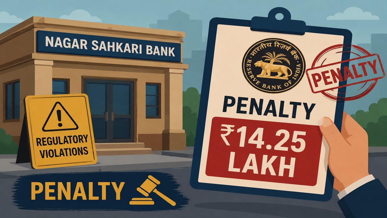 RBI Imposes Rs 14.25 Lakh Penalty on Nagar Sahkari Bank for Regulatory Violations