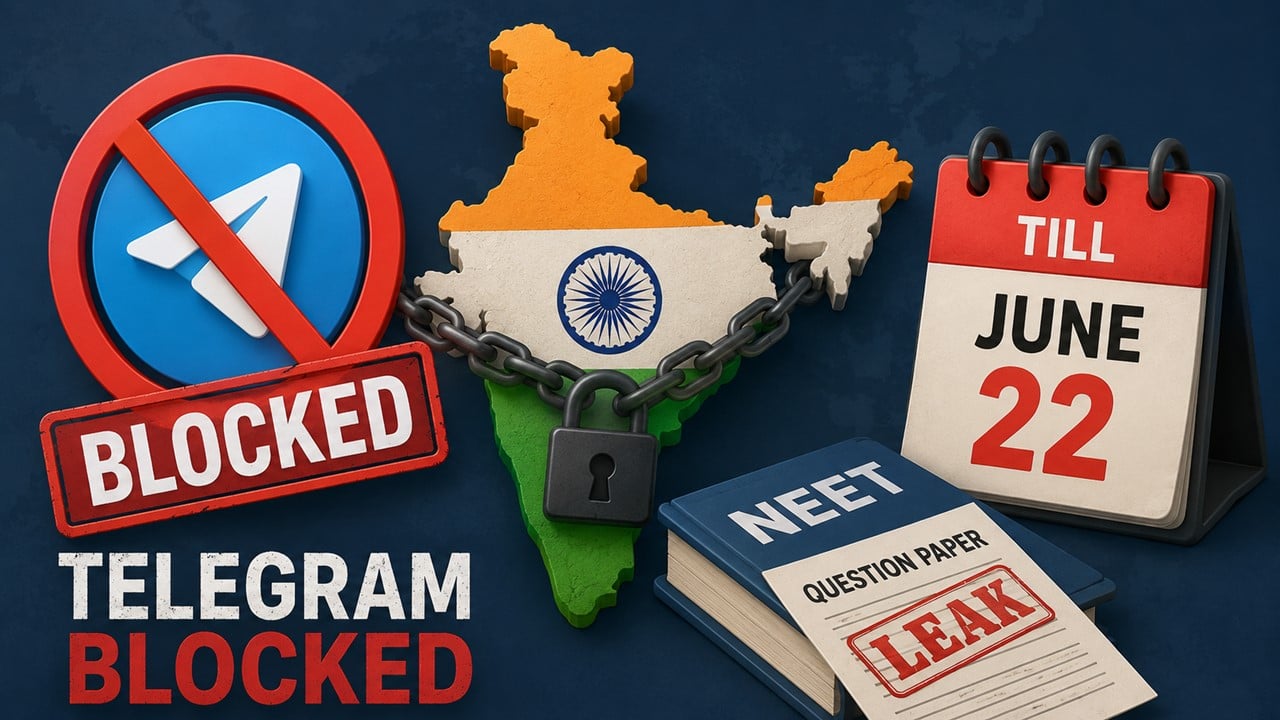 Telegram Blocked Across India Till June 22 to Prevent NEET Paper Leak