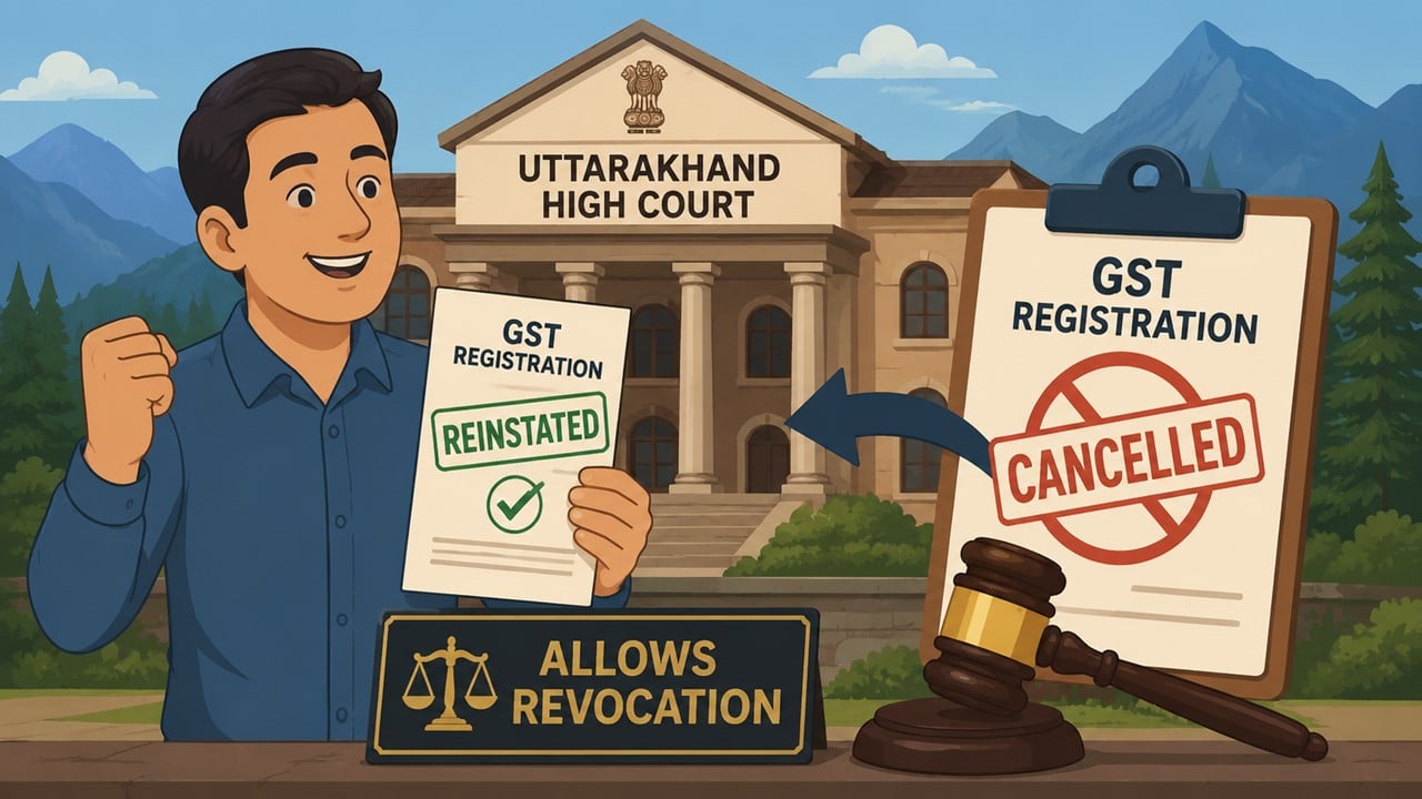 Uttarakhand HC Allows Taxpayer to Seek Revocation of Cancelled GST Registration