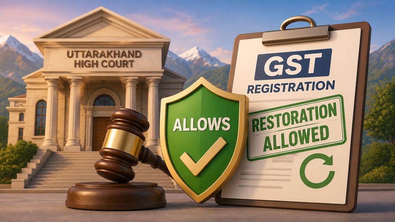 Uttarakhand High Court Allows Taxpayer to Seek Restoration of Cancelled GST Registration